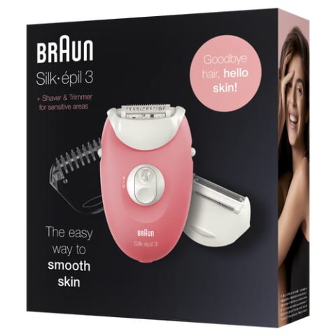 Braun Silk-épil 3 SE 3-440 Set Per Le Prime Epilazioni 3-In-1 - Epilatore Elettrico Donna, Rasoio