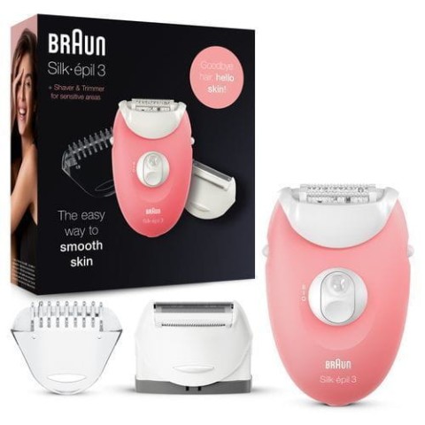 Braun Silk-épil 3 SE 3-440 Set Per Le Prime Epilazioni 3-In-1 - Epilatore Elettrico Donna, Rasoio