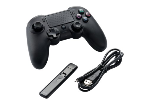 NACON Asymmetric Wireless Nero Bluetooth/USB Gamepad Analogico/Digitale PC, PlayStation 4