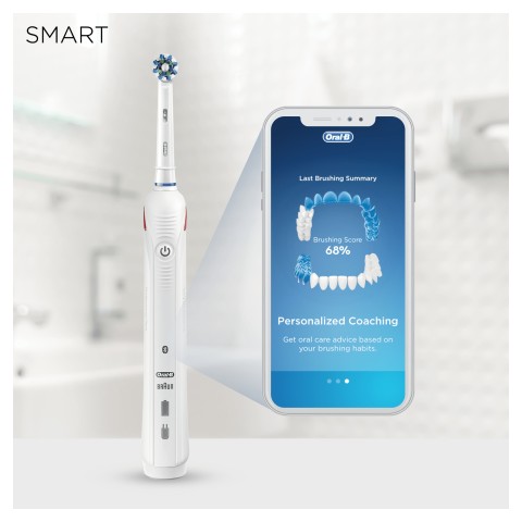 Oral-B 80314186 spazzolino elettrico Adulto Spazzolino rotante-oscillante Bianco