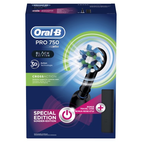 Oral-B PRO Spazzolino Elettrico 750 Nero