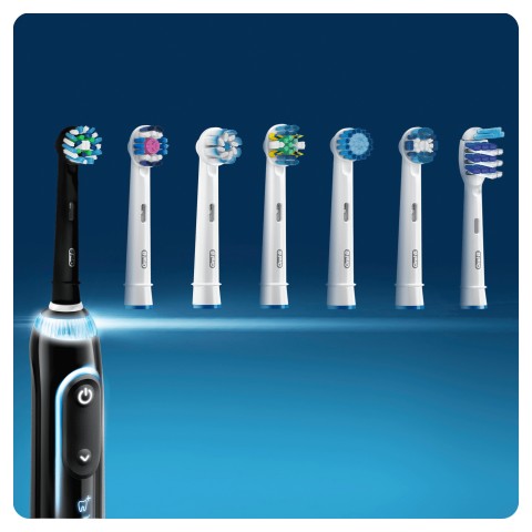 Oral-B Testine Di Ricambio CrossAction Black 3 Pezzi