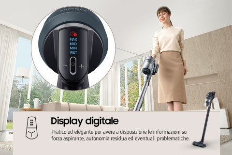 Samsung Aspirapolvere senza filo Jet™ 85 premium 210W VS20C852FTB