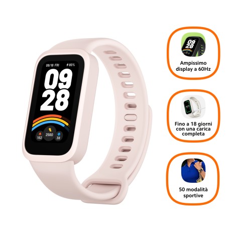 Xiaomi Smart Band 9 Active TFT Braccialetto per rilevamento di attività 3,73 cm (1.47") Rosa