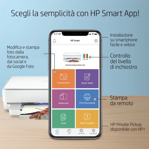 HP ENVY Stampante multifunzione 6022e