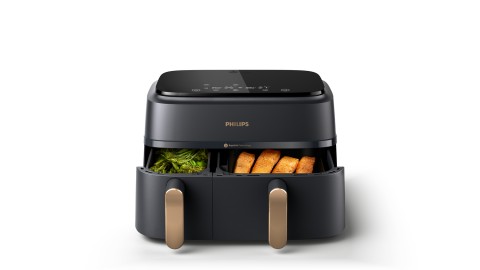 Philips 3000 series Airfryer doppio cestello, friggitrice ad aria da 9.0L, 12 metodi di cottura, App per ricette NA352/00