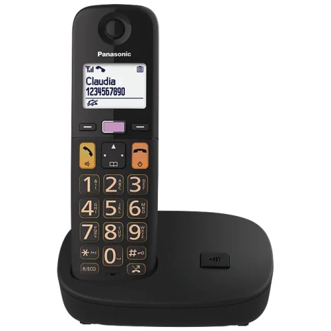 Panasonic KX-TGU110EXB telefono Telefono DECT Nero