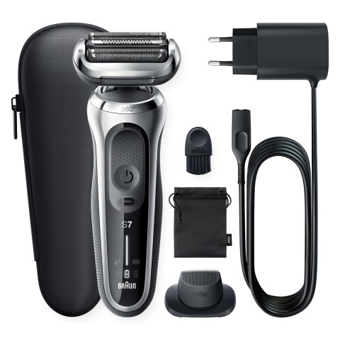 Braun Series 7 71-S1200s Rasoio Trimmer Argento