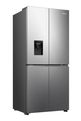 Hisense RQ5P470SMIE frigorifero con congelatore 482 L E Argento, Acciaio inox