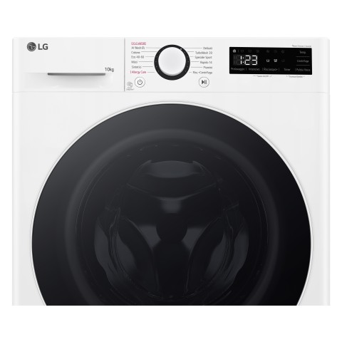 LG F4R5010TSWW Lavatrice 10kg AI DD, Classe A-10%, 1400 giri, TurboWash, Vapore