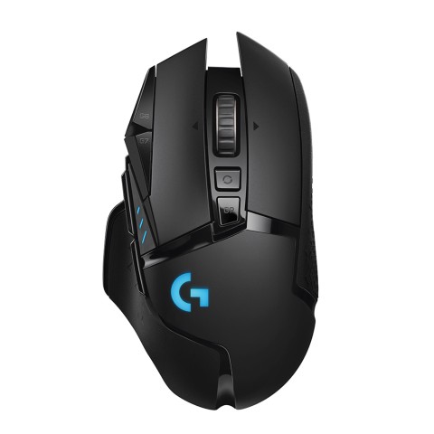 Logitech G Logitech G502 Mouse Gaming Wireless LIGHTSPEED, Sensore HERO 25K, 25600 DPI, RGB, Design Leggero, 11 Pulsanti Programmabili, Batteria Lunga Durata, Memoria Integrata, Compatibile PC/Mac/Laptop