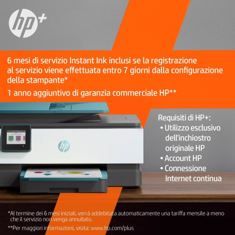 HP OfficeJet Pro Stampante multifunzione 8025e