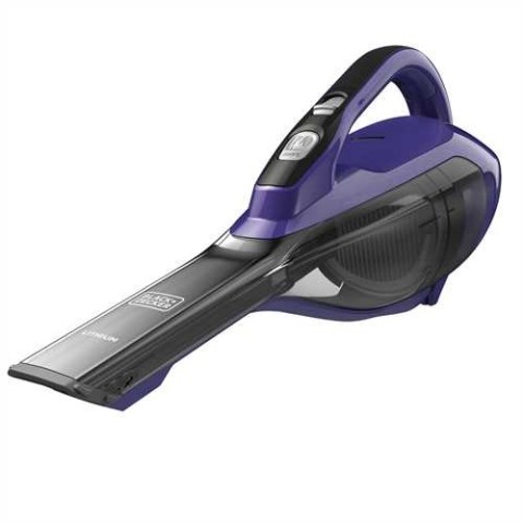 Black & Decker DVA325JP07 aspirapolvere senza filo Viola Senza sacchetto