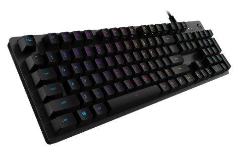 Logitech G G512 CARBON LIGHTSYNC RGB Mechanical Gaming Keyboard with GX Brown switches tastiera Giocare USB QWERTY Italiano Carbonio