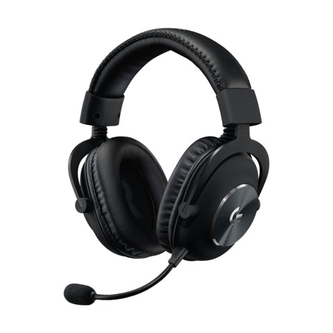 Logitech G PRO x Cuffia Gaming Cablata con Microfono Blue VO!CE, DTS Headphone:X 7.1 e Driver PRO-G da 50 mm, 7.1 Surround Pensato per Esport Gaming, per PC/PS/Xbox/Nintendo Switch, Nero