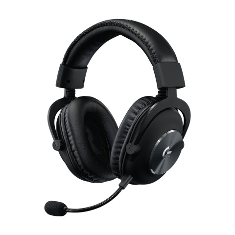 Logitech G PRO x Cuffia Gaming Cablata con Microfono Blue VO!CE, DTS Headphone:X 7.1 e Driver PRO-G da 50 mm, 7.1 Surround Pensato per Esport Gaming, per PC/PS/Xbox/Nintendo Switch, Nero