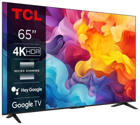 TCL P655 Serie P65 Smart TV Ultra HD 4K 65" 65P655, Dolby Audio, Controlli vocali, Google TV