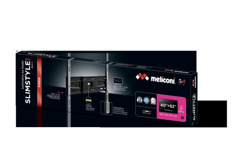 Meliconi SlimStyle Plus 400 S 2,08 m (82") Nero