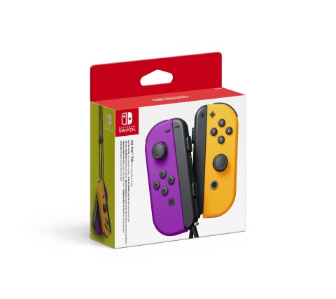 Nintendo Joy-Con Nero, Arancione, Viola Bluetooth Gamepad Analogico/Digitale Nintendo Switch