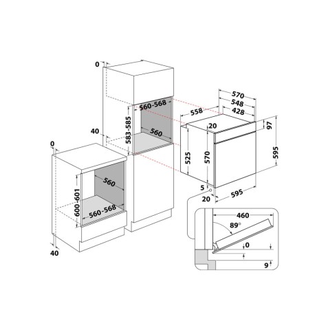 Whirlpool Elements Forno da incasso - OMR35HR0B