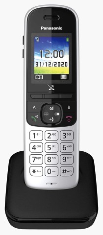 Panasonic KX-TGH710 Telefono DECT Identificatore di chiamata Nero, Argento