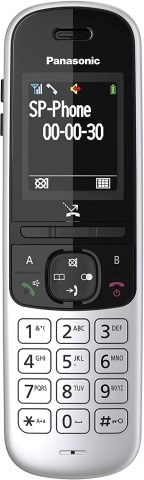 Panasonic KX-TGH710 Telefono DECT Identificatore di chiamata Nero, Argento