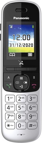 Panasonic KX-TGH710 Telefono DECT Identificatore di chiamata Nero, Argento