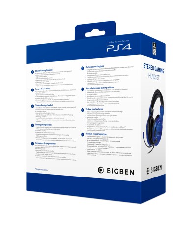 Bigben Interactive PS4OFHEADSETV3G Auricolare Cablato A Padiglione Giocare Blu