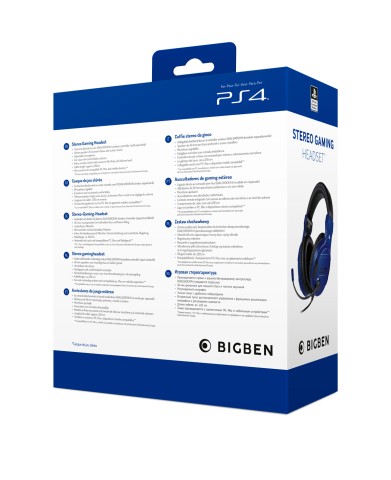 Bigben Interactive PS4OFHEADSETV3G Auricolare Cablato A Padiglione Giocare Blu