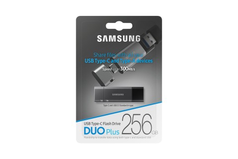 Samsung MUF-256DB unità flash USB 256 GB USB Type-A / USB Type-C 3.2 Gen 1 (3.1 Gen 1) Nero, Argento