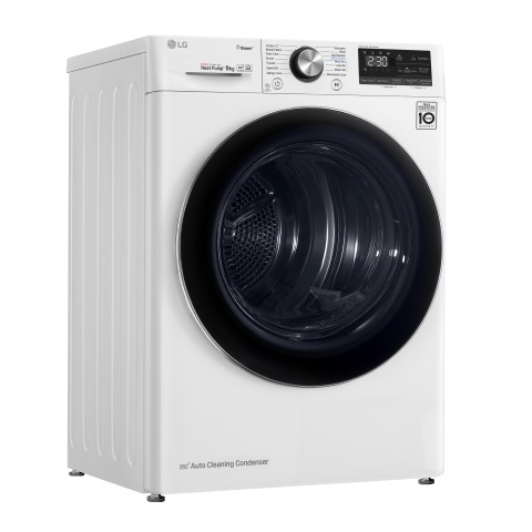 LG RC90V9AV2W Asciugatrice 9 kg Pompa di Calore Libera installazione Carica frontale A+++