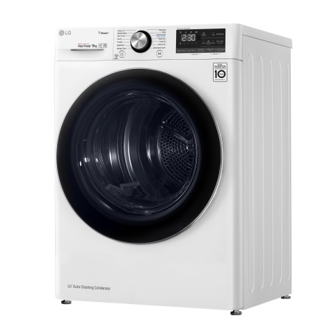 LG RC90V9AV2W Asciugatrice 9 kg Pompa di Calore Libera installazione Carica frontale A+++