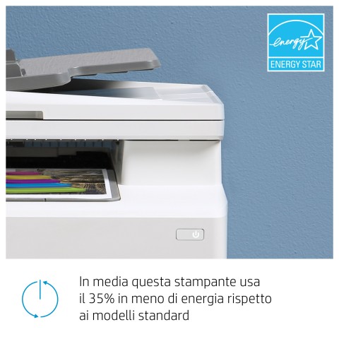 HP Color LaserJet Pro Stampante multifunzione M183fw, Stampa, copia, scansione, fax, ADF da 35 fogli; Risparmio energetico; Funzionalità di sicurezza avanzate; Wi-Fi dual band