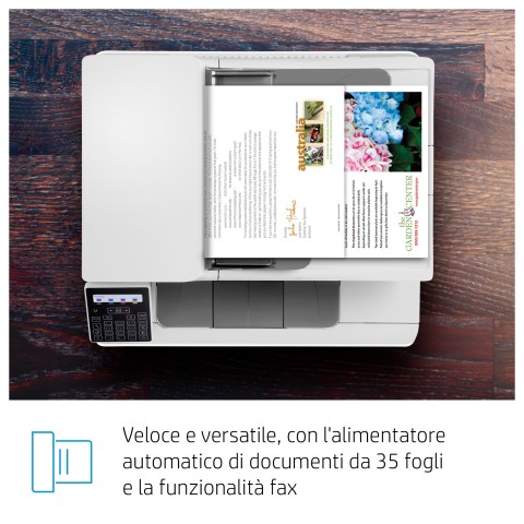 HP Color LaserJet Pro Stampante multifunzione M183fw, Stampa, copia, scansione, fax, ADF da 35 fogli; Risparmio energetico; Funzionalità di sicurezza avanzate; Wi-Fi dual band