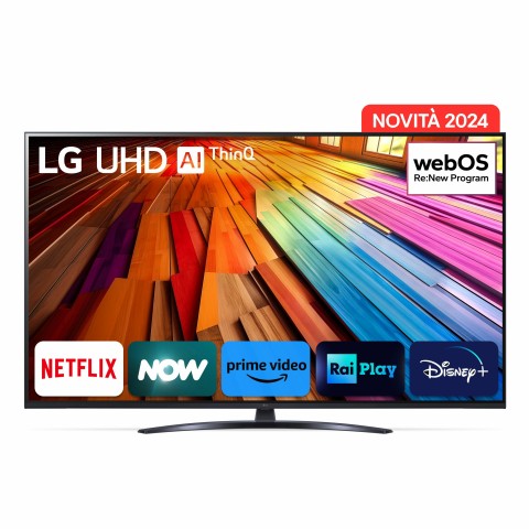 LG UHD 65'' Serie UT81 65UT81006LA, TV 4K, 3 HDMI, SMART TV 2024