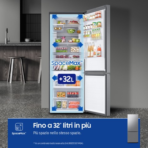 Samsung RB53DG706CS9 Libera installazione 538 L C Metallico, Acciaio inox