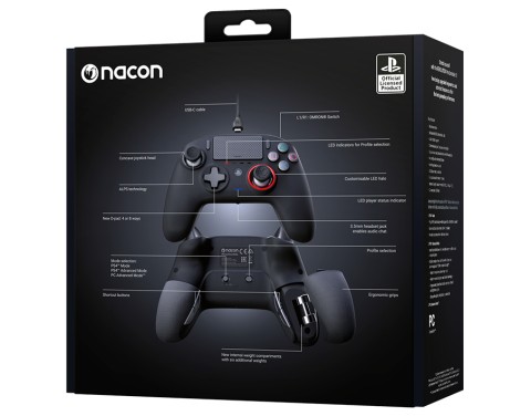 NACON Revolution Pro 3 Nero USB Gamepad Analogico/Digitale PC, PlayStation 4