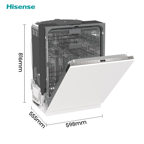 Hisense HV663C60 lavastoviglie A scomparsa totale 16 coperti C