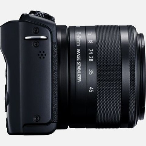 Canon EOS M200 + EF15-45MM F/3.5-6.3 IS STM MILC 24,1 MP CMOS 6000 x 4000 Pixel Nero