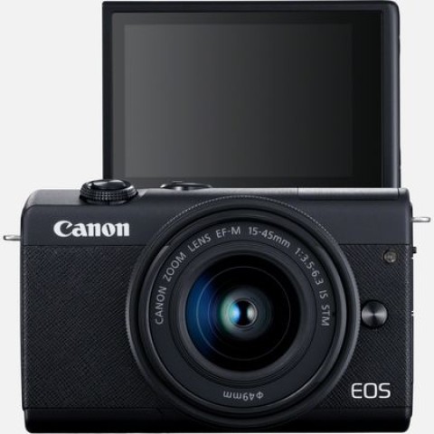 Canon EOS M200 + EF15-45MM F/3.5-6.3 IS STM MILC 24,1 MP CMOS 6000 x 4000 Pixel Nero