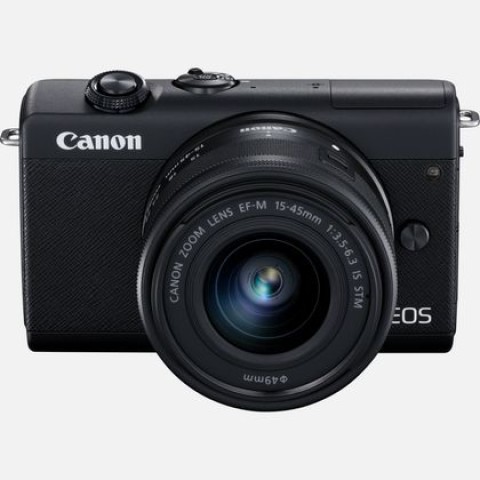 Canon EOS M200 + EF15-45MM F/3.5-6.3 IS STM MILC 24,1 MP CMOS 6000 x 4000 Pixel Nero