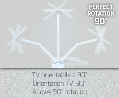 Meliconi 200SDRW 101,6 cm (40") Bianco