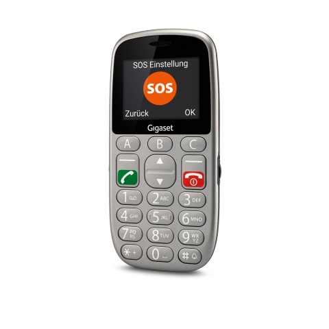 Gigaset GL390 5,59 cm (2.2") 88 g Argento Telefono cellulare basico