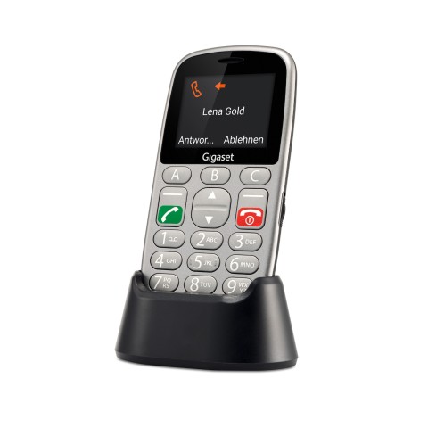 Gigaset GL390 5,59 cm (2.2") 88 g Argento Telefono cellulare basico