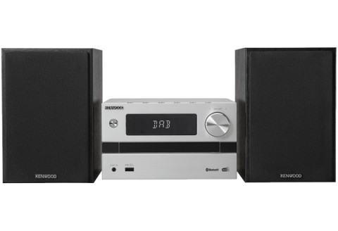 Kenwood M-720DAB set audio da casa Microsistema audio per la casa 25 W Nero, Argento