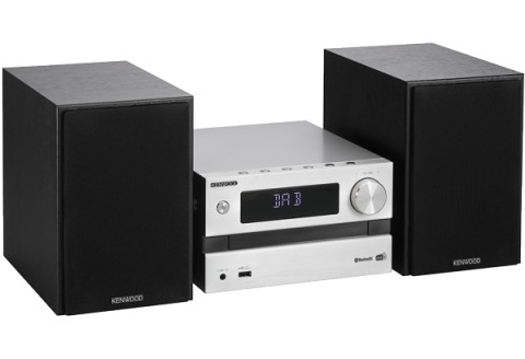 Kenwood M-720DAB set audio da casa Microsistema audio per la casa 25 W Nero, Argento