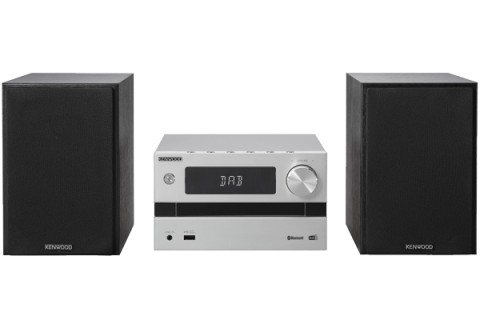 Kenwood M-720DAB set audio da casa Microsistema audio per la casa 25 W Nero, Argento