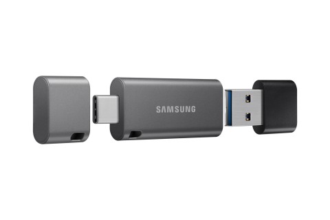 Samsung MUF-256DB unità flash USB 256 GB USB Type-A / USB Type-C 3.2 Gen 1 (3.1 Gen 1) Nero, Argento