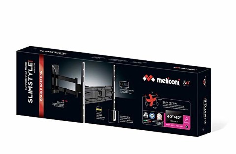 Meliconi SlimStyle Plus 400 SDR 2,08 m (82") Nero