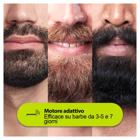 Braun BeardTrimmer BT7220 Regolabarba Uomo, Rifinitore E Tagliacapelli Con 39 Impostazioni Di Lunghezza, Progettato Per Durare Il Doppio*, Nero/Grigio Metallizzato